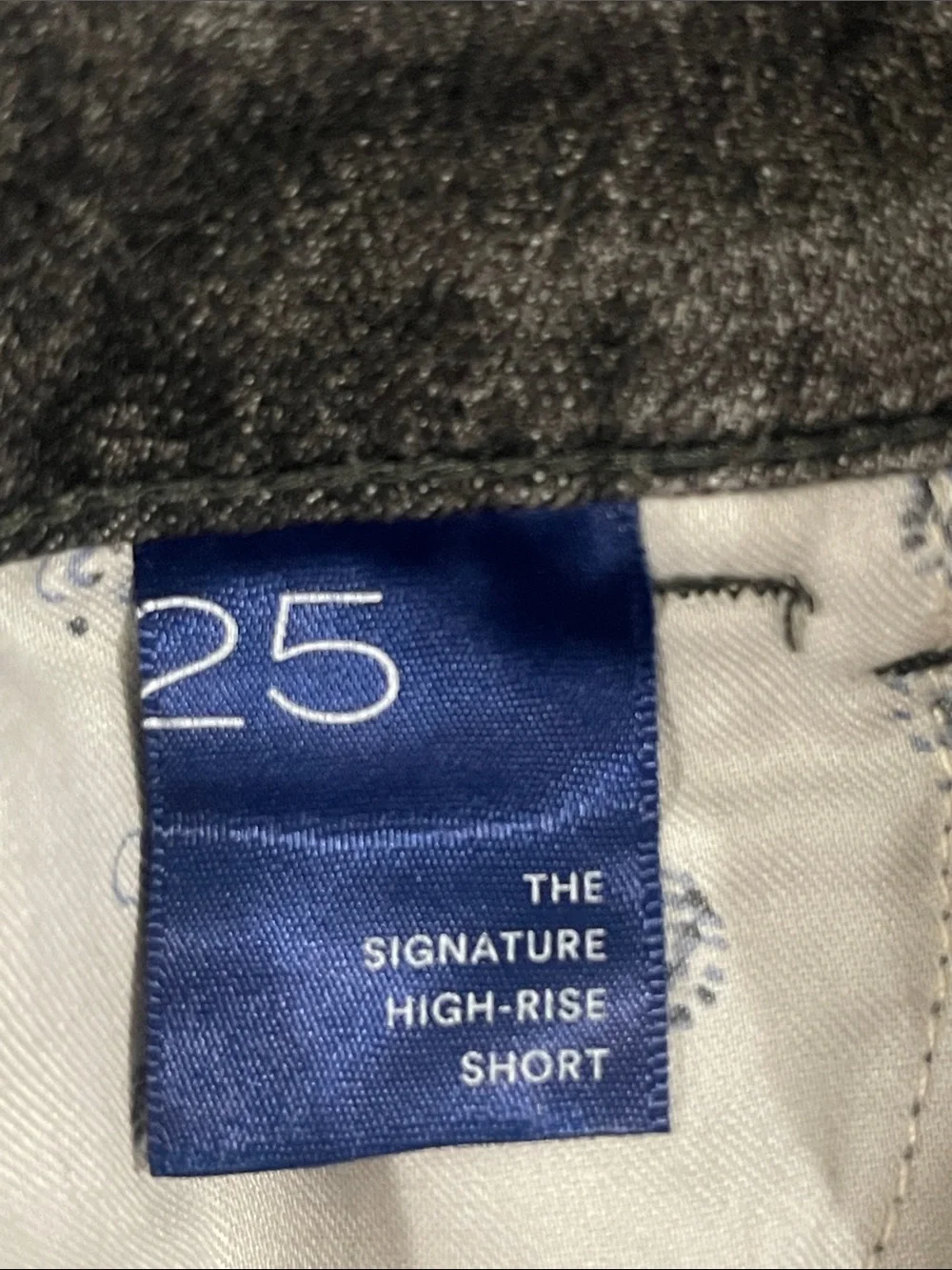 Anthropologie Pilcro The Signature High Rise Shorts Two Toned Size 25 - Picture 6 of 7